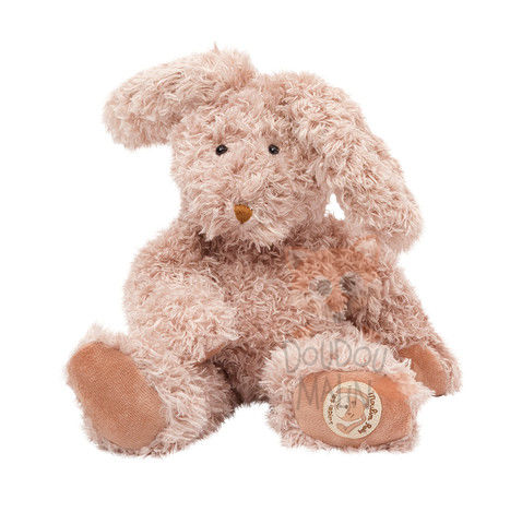  vite un câlin jojo lapin peluche beige 